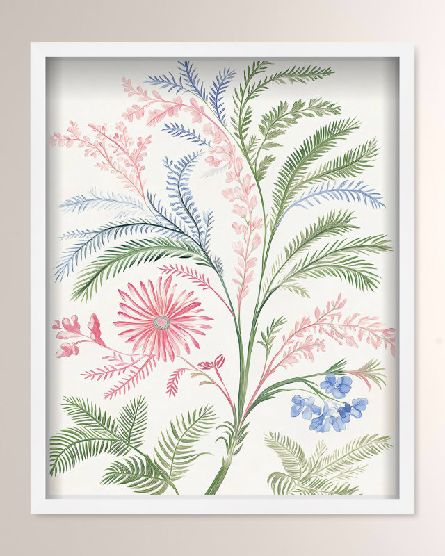 "Leaflight Symphony III" Framed Art Print